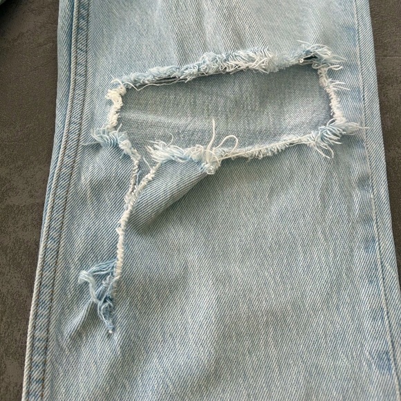 Abercrombie & Fitch Sky Blue Straight Jeans - Picture 4 of 7